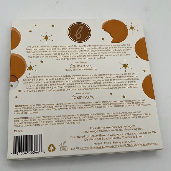 Beauty Bakeries Proof is in the Puddin' Eyeshadow Palette - NEW - Picture 2 of 4